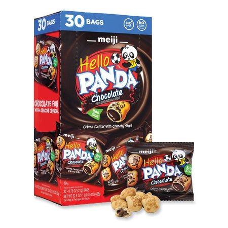 Hello Panda Chocolate Creme Filled Cookies, 0.75 oz Bag, 30PK -  MEIJI, 969786